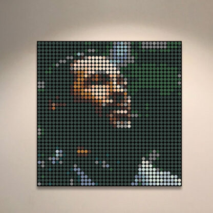 Marvin Gay Dot Painting by Dimitri Likissas