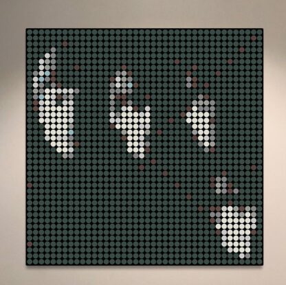 Beatles painting by Dimitri Likissas - Dot Painting