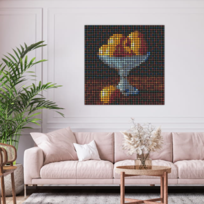 Bowl of oranges still life painting by Dimitri Likissas